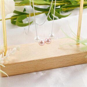 40th Birthday Gifts Women 925 Sterling Silver Necklace Pearls Necklace